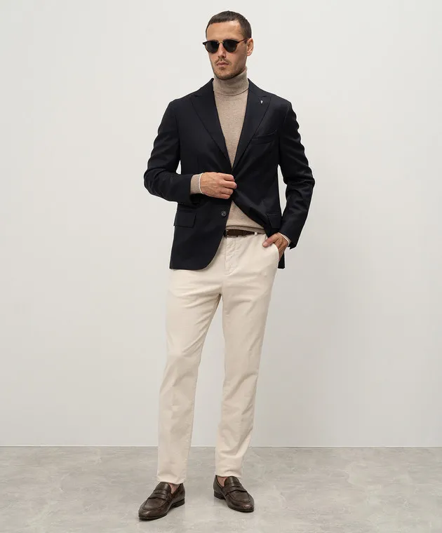 Peserico Blue wool blazer