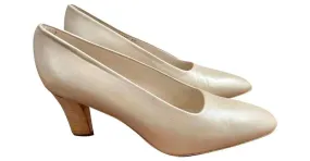 Philippe Model Tacones Crema Blanco roto 