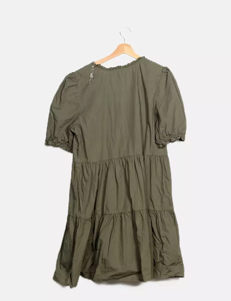 Primark Vestido verde básico