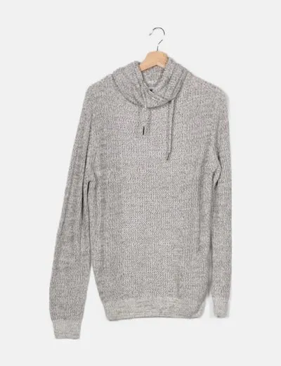 Pull&Bear Jersey gris calado