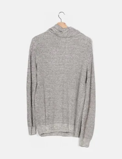 Pull&Bear Jersey gris calado