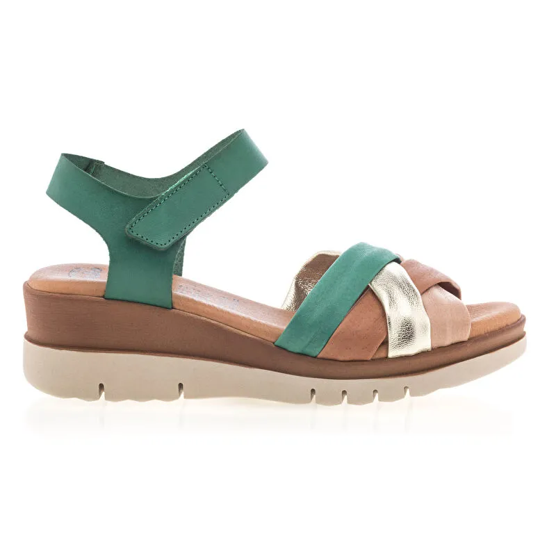 Sandalias / sandalias mujer verde