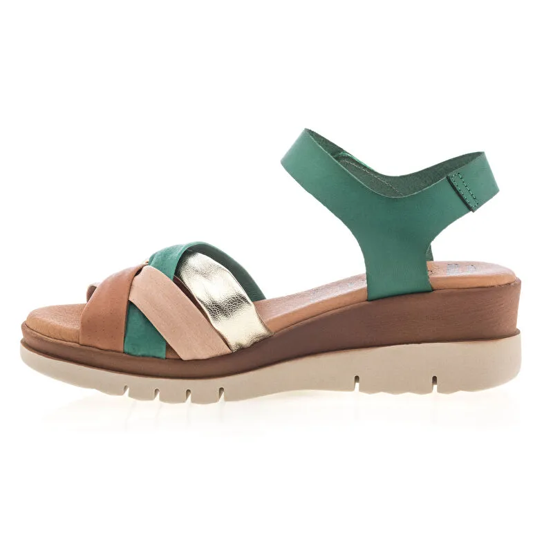 Sandalias / sandalias mujer verde