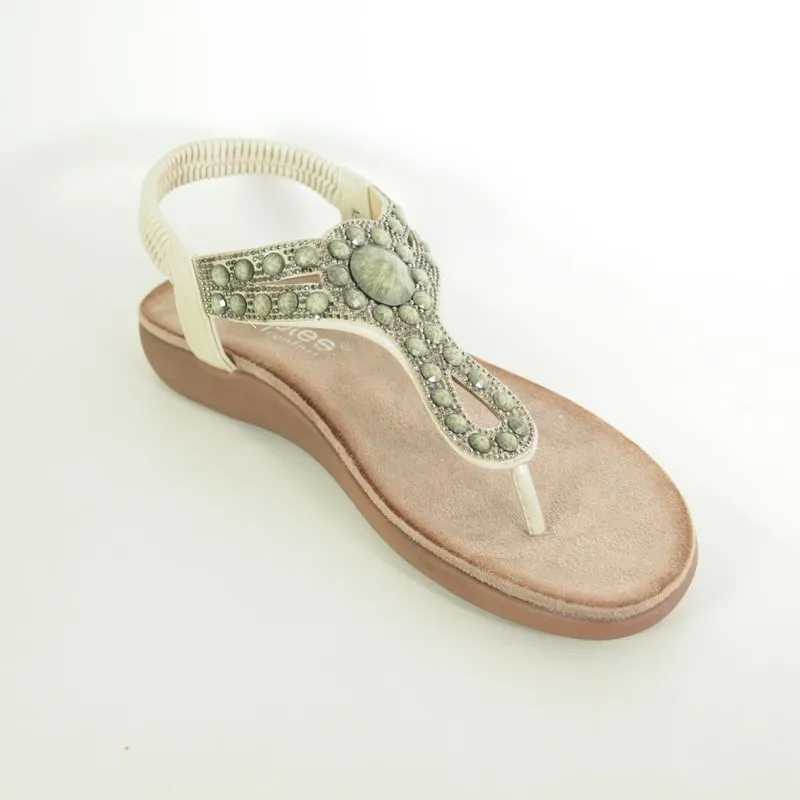 Sandalias Amarpies ABZ26667 Beige