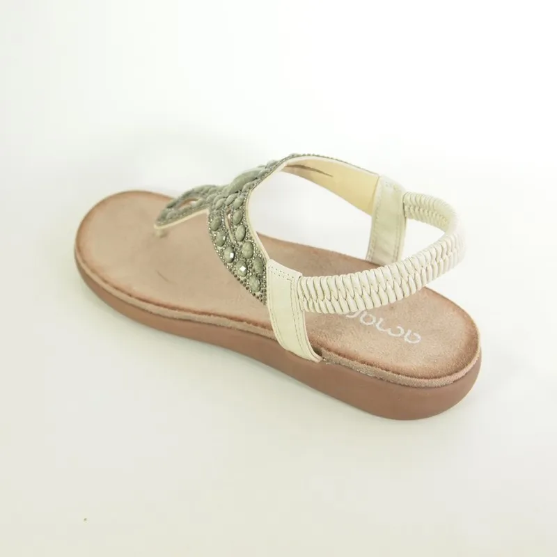 Sandalias Amarpies ABZ26667 Beige