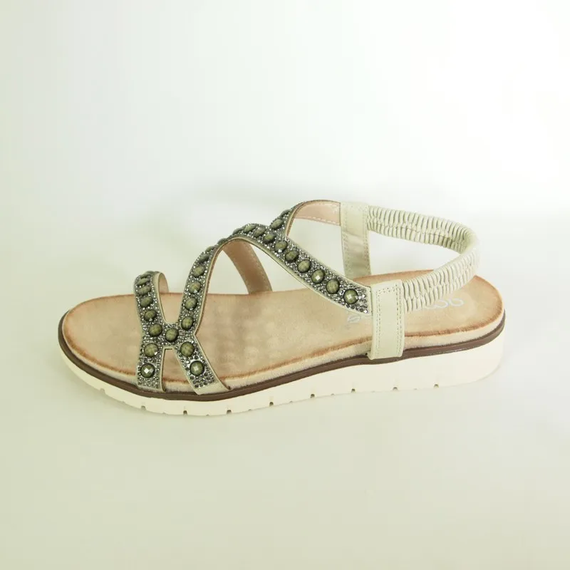 Sandalias Amarpies ABZ26668 Beige