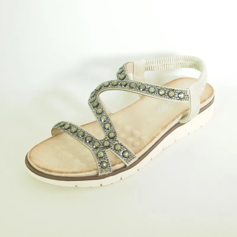 Sandalias Amarpies ABZ26668 Beige