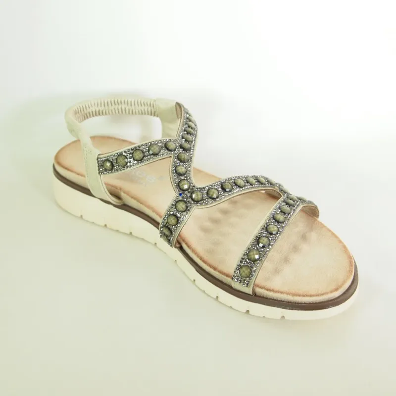 Sandalias Amarpies ABZ26668 Beige