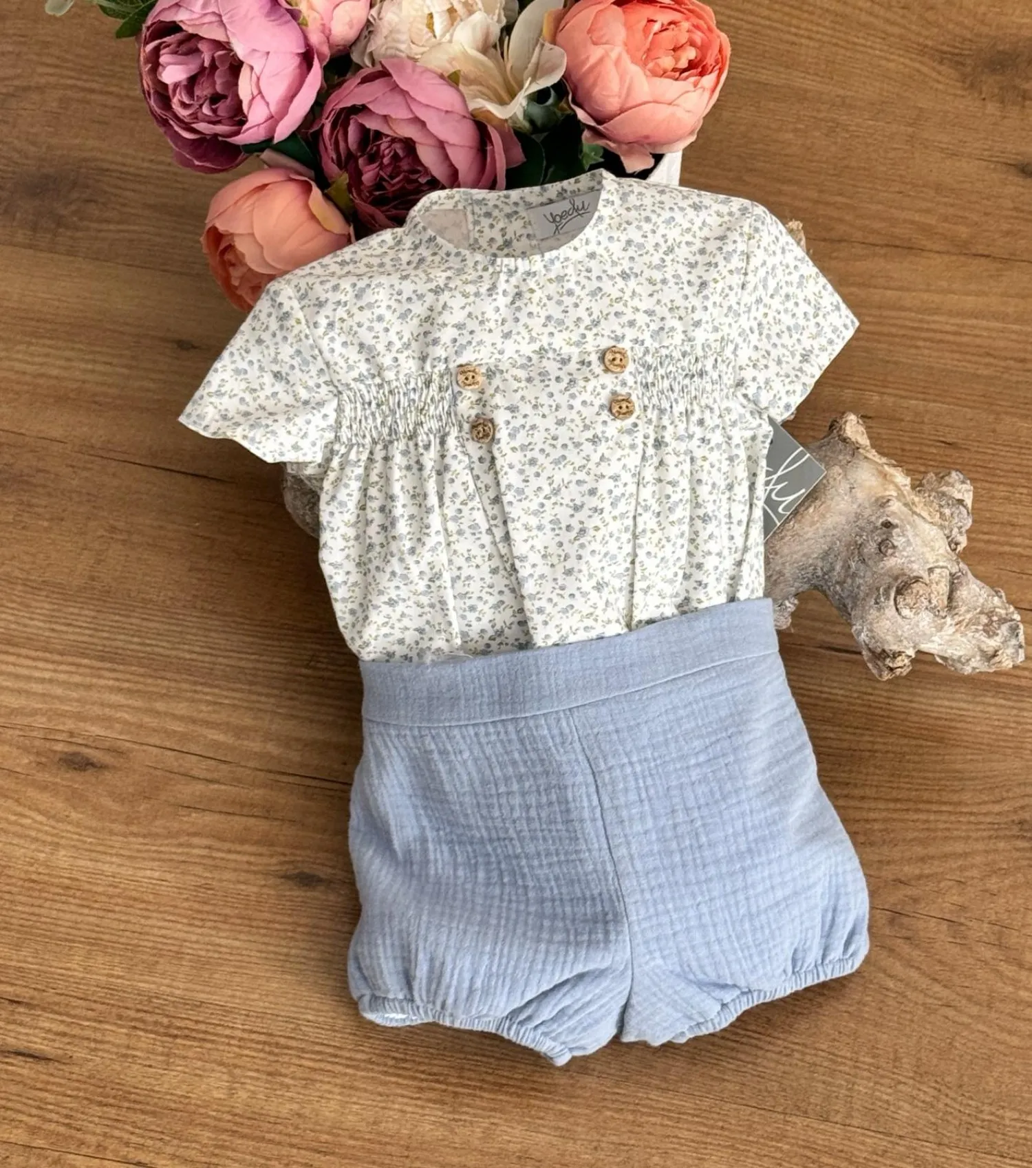 Set for boy Shirt and shorts Mar Collection