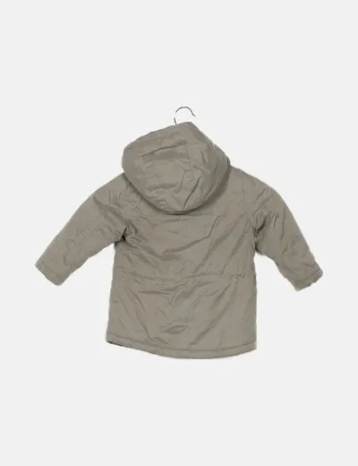 Sfera Parka verde forro pelo