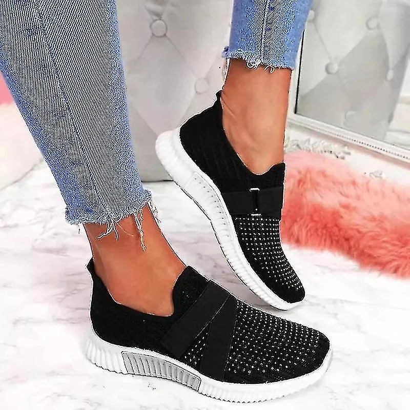 Slip-on Shoes with Orthopedic Sole Women's Fashion Sneakers Platcompatible Withm Sneaker Compatible con un