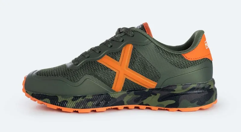 Sneakers Munich FUEL-45 textil kaki
