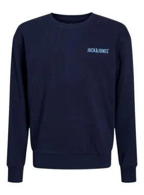 Sudadera Jack And Jones Grow Sweat Marino Hombre