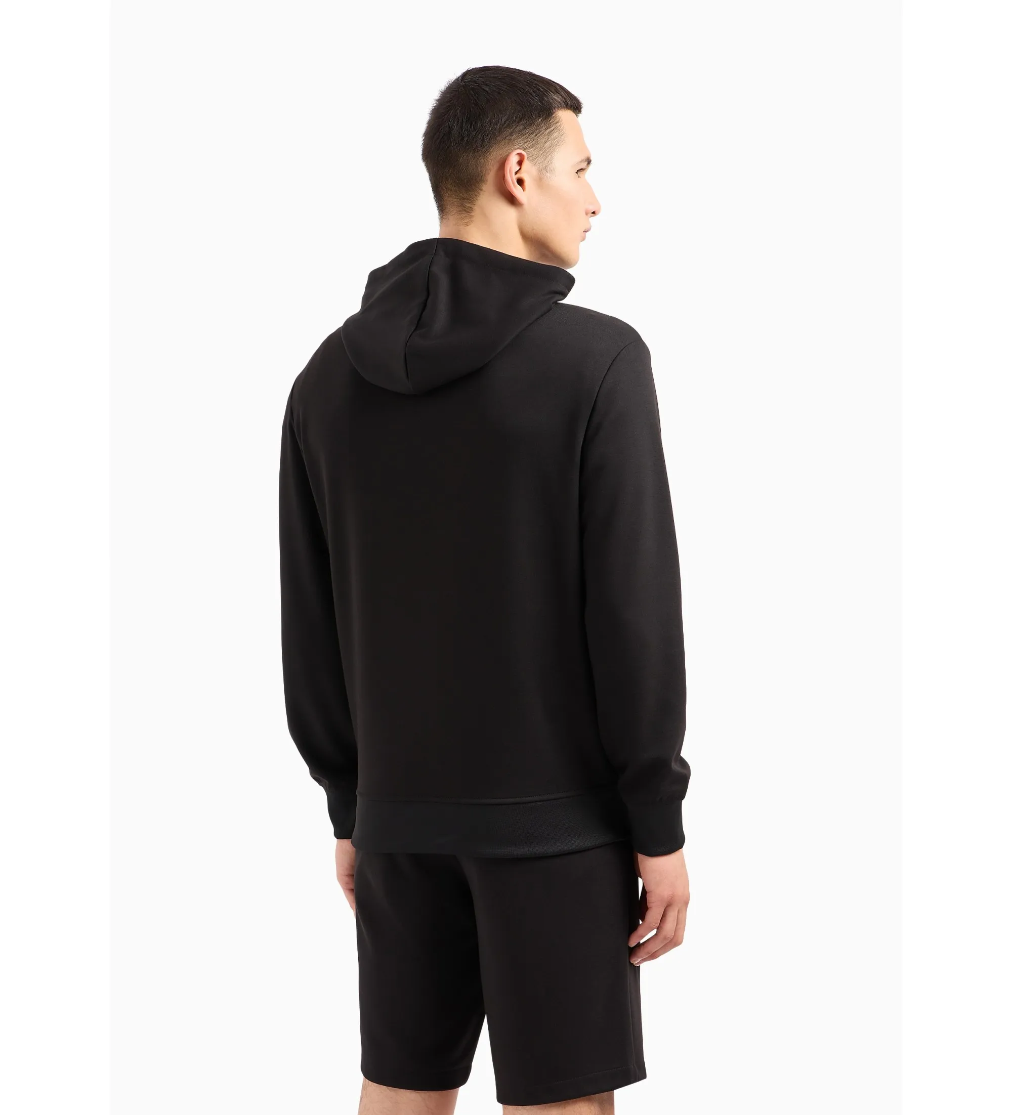 Sudadera logotipo negro