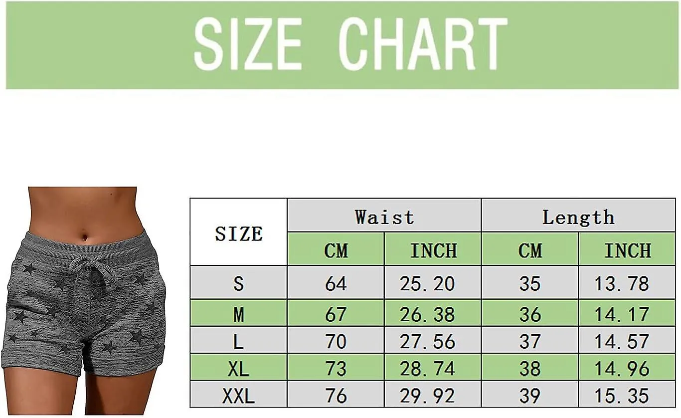 Summer Shorts For Women 2024 Trendy Print Yoga Pants Casual Loose Elastic Drawstring Trousers Comfy Beach Shorts with Pockets