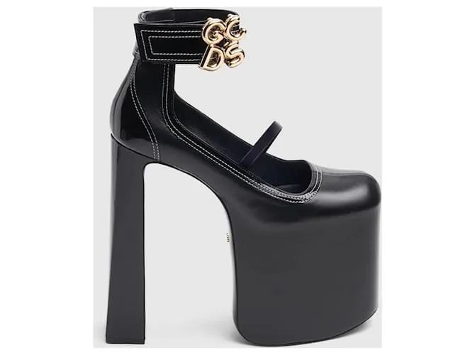 Tacones divinos de GCDS Negro 