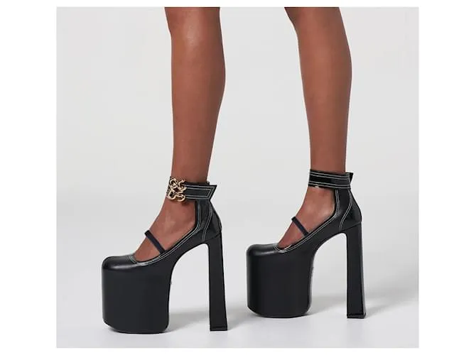 Tacones divinos de GCDS Negro 