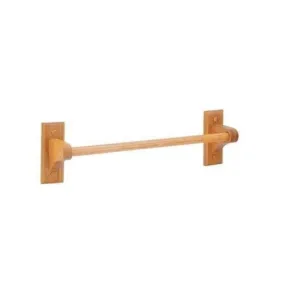 Toallero De Madera Para Baño De 18"