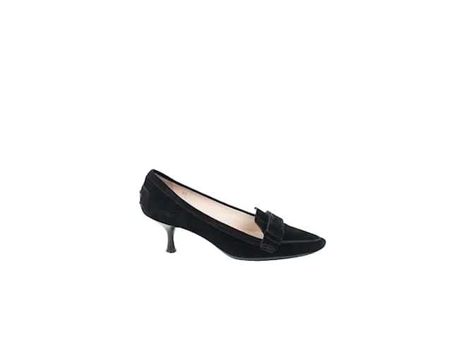 Tod's Tacones de gamuza Negro 