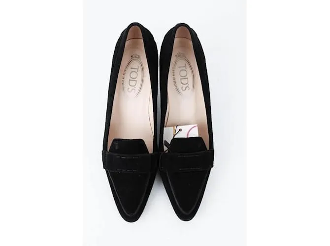 Tod's Tacones de gamuza Negro 