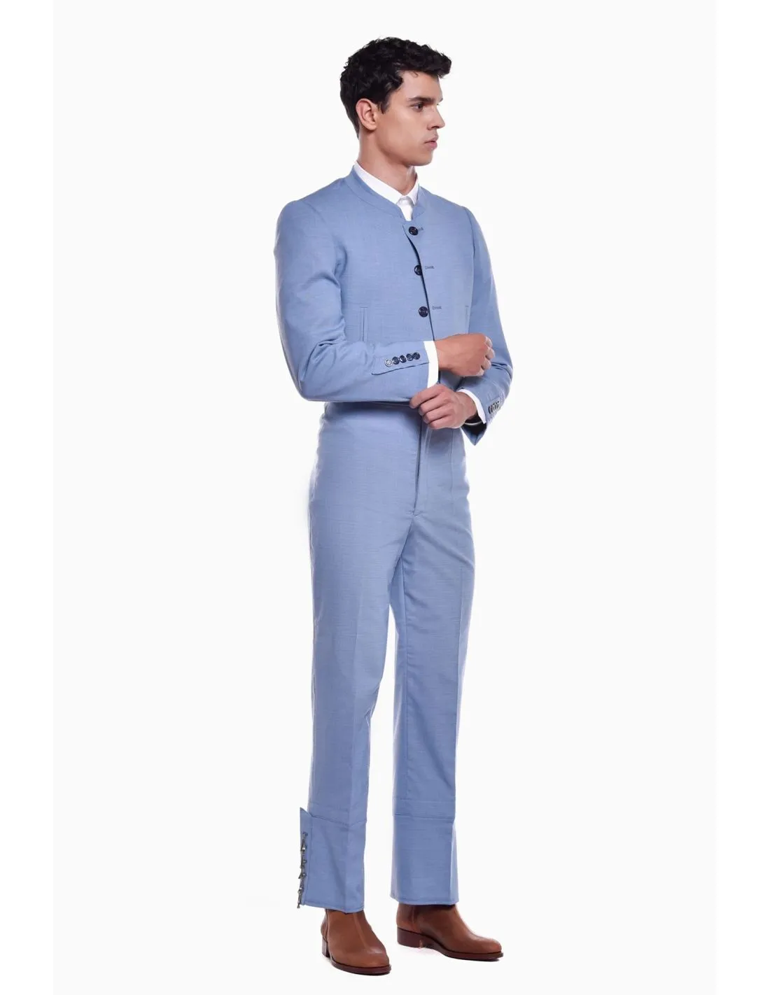 TRAJE CAMPERO COMPLETO CUADRITO LYCRA TRAJE CORTO HOMBRE