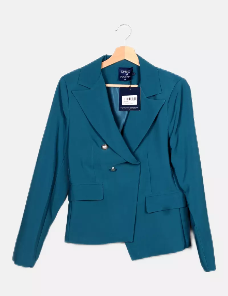 Tranta Blazer azul petróleo