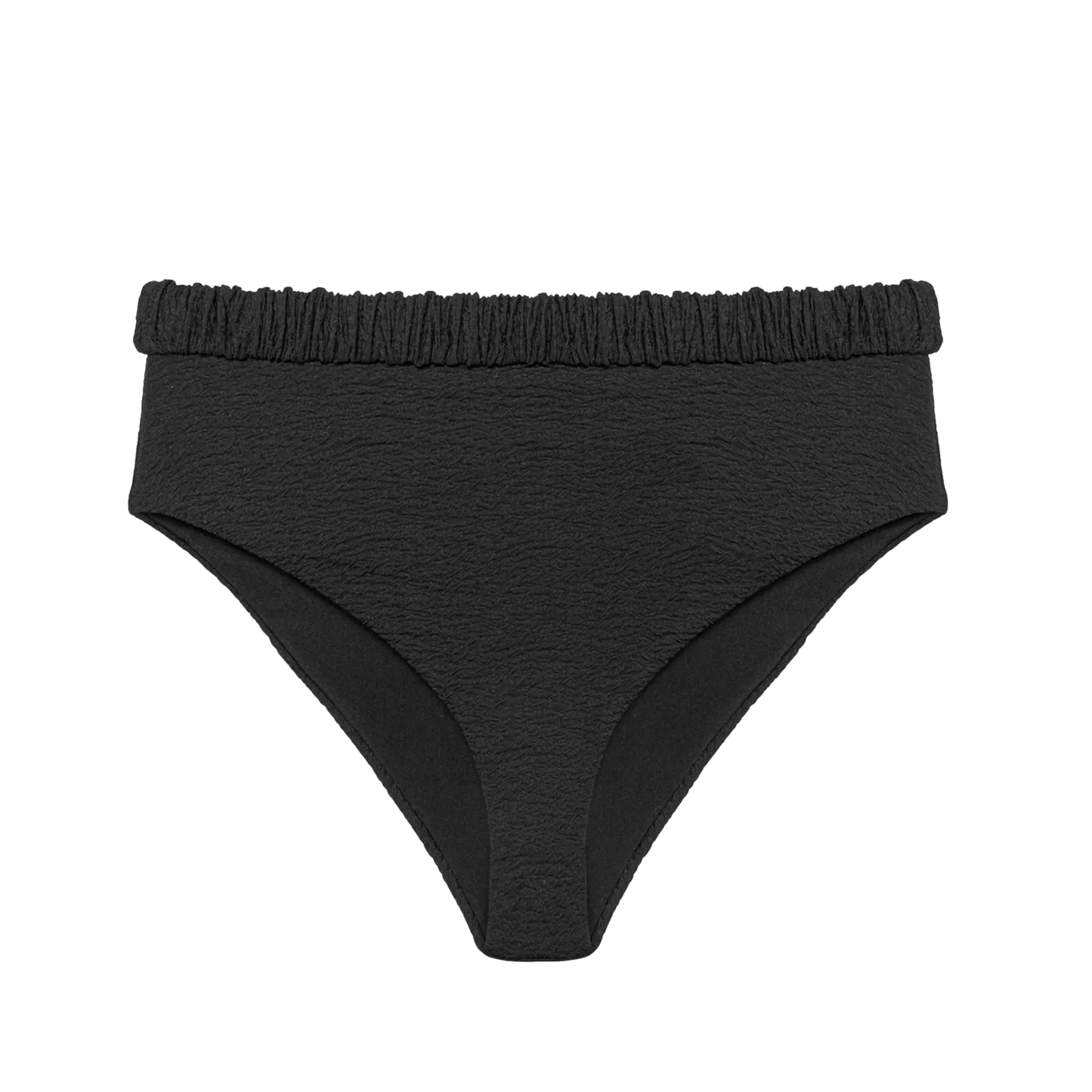 UNDRESS CODE GOOD LUCK CHARM - Braguita de bikini de talle alto en negro