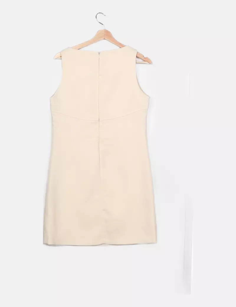 Vestire  Vestido beige liso