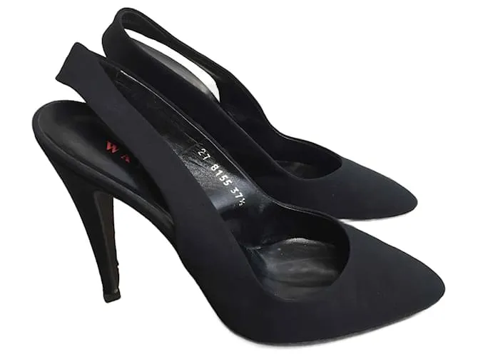 WALTER STEIGER Tacones T.UE 37.5 paño Negro 