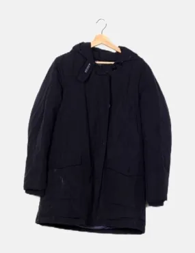 Woolrich Parka azul marina básica